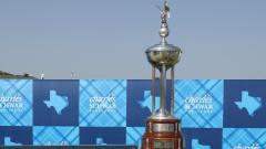 The Charles Schwab Challenge trophy
